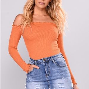 Fashion nova off the shoulder top